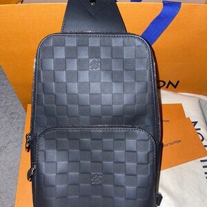 Louis Vuitton Avenue Sling Bag (Mens) N41720 Damier Infini Leather